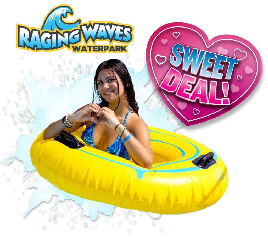Sweet deal on season passes - girl at the waterpark