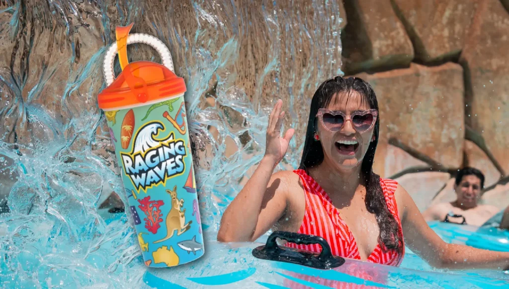 raging waves souvenir cup